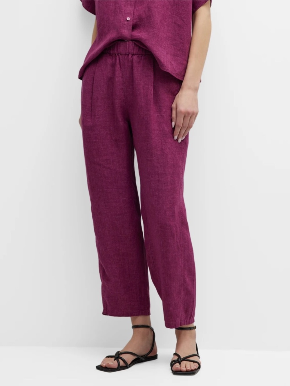 Delave Linen Lantern Pant